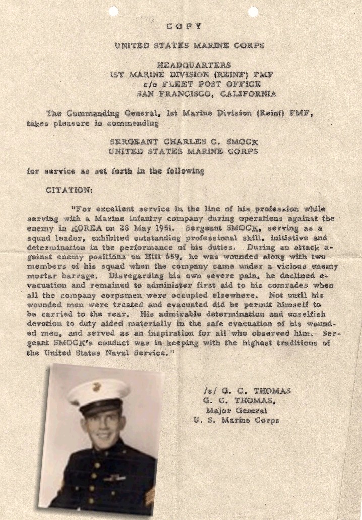 Marine Corps Citation Examples