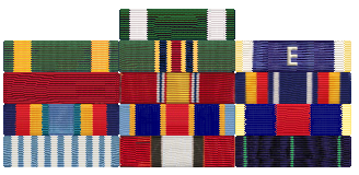 Navy Ribbon Rack