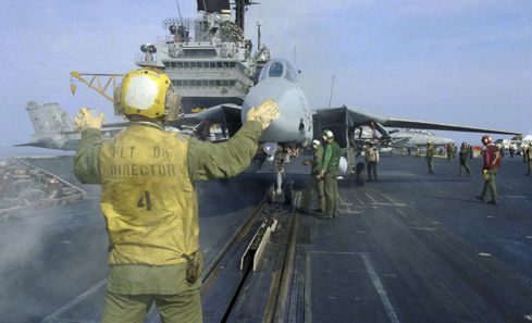 Catapult System on Ship