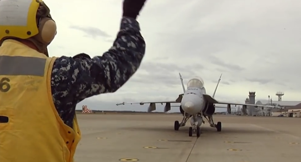 Aircraft Handler at Misawa Air Base, Japan